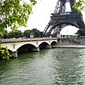 Eiffel Tower Seine River Paris France
